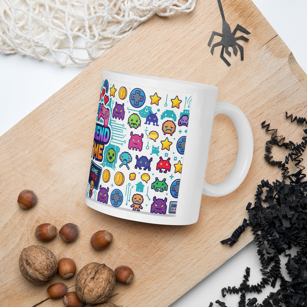 Girlfriend Tasse weiß 325 ml – Halloween-Deko