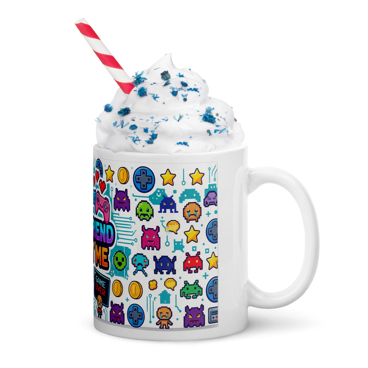 Girlfriend Tasse weiß 325 ml – Henkel rechts