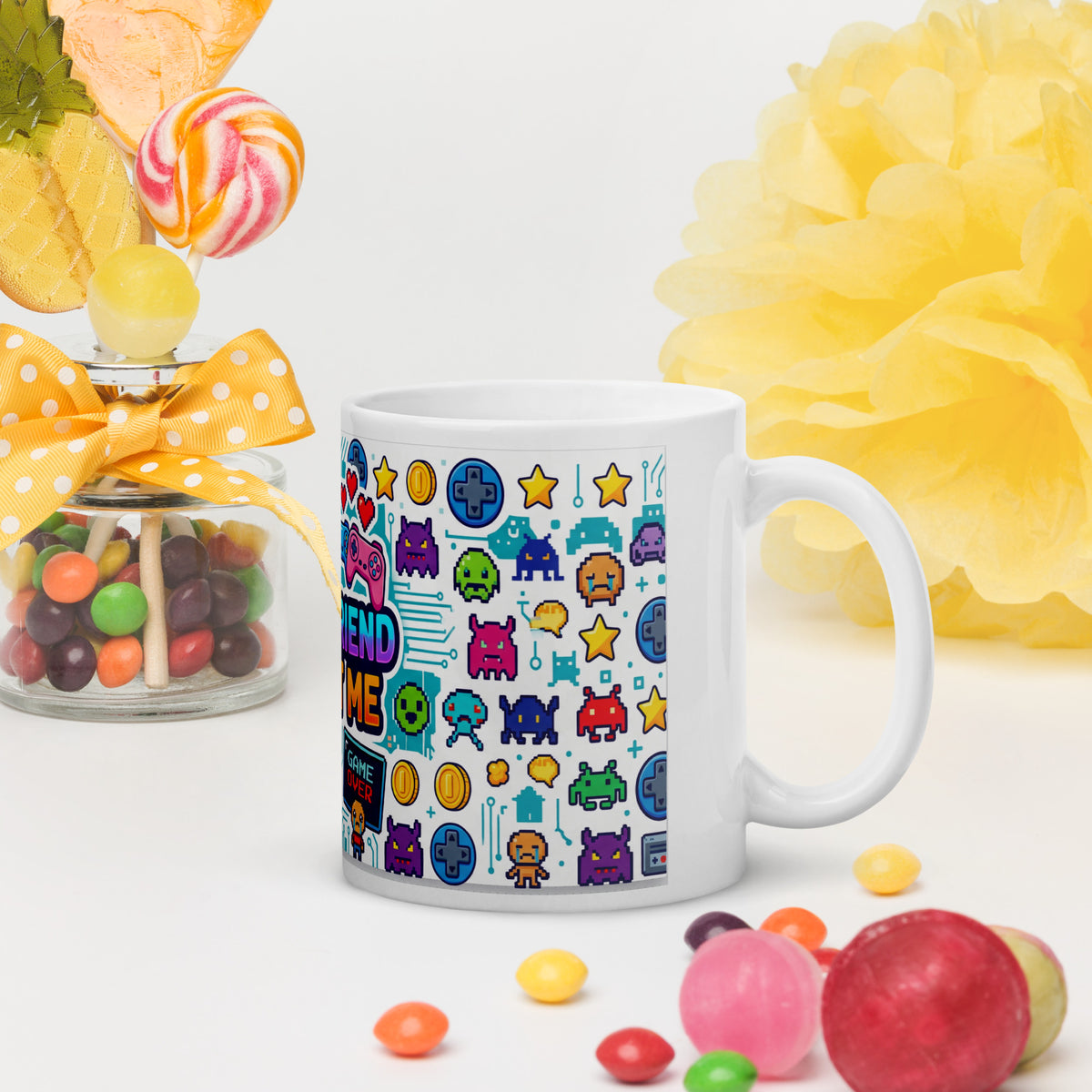 Girlfriend Tasse weiß 325 ml – Seitenansicht rechts