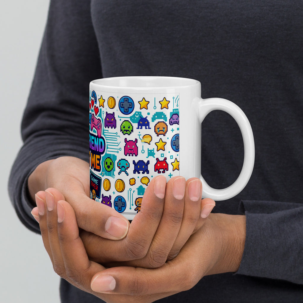 Girlfriend Tasse weiß 325 ml – Detailansicht rechts