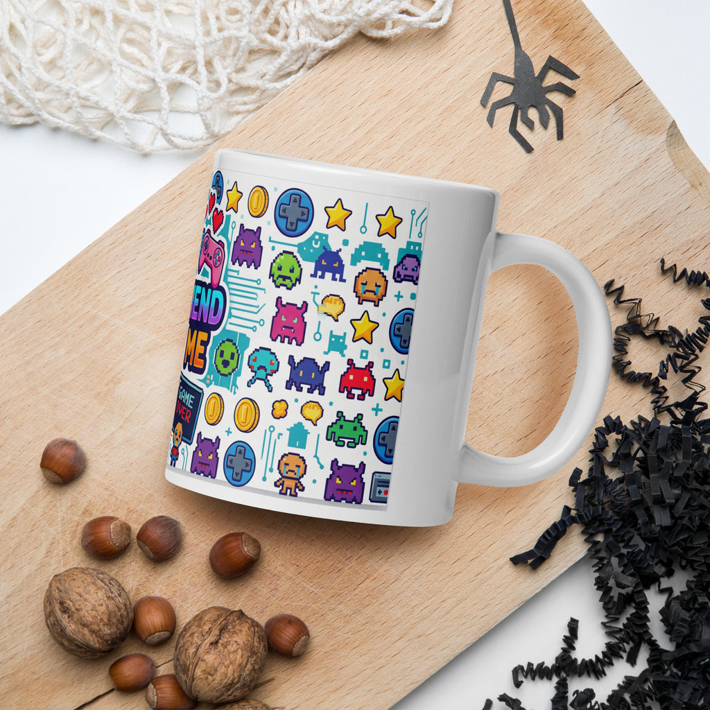 Girlfriend Tasse weiß 590 ml – Halloween-Deko