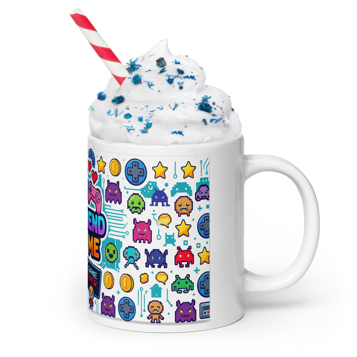 Girlfriend Tasse weiß 590 ml – Henkel rechts
