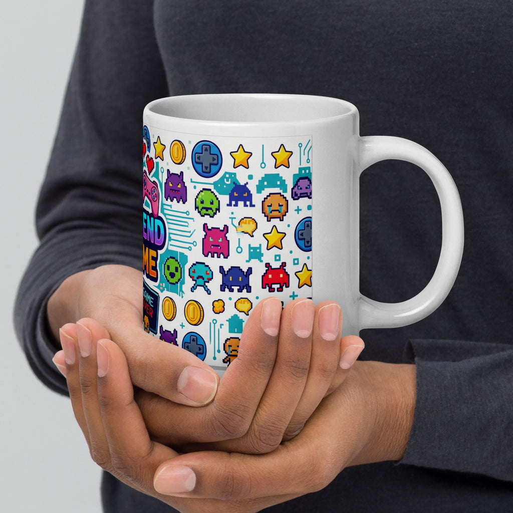 Girlfriend Tasse weiß 590 ml – Detailansicht rechts
