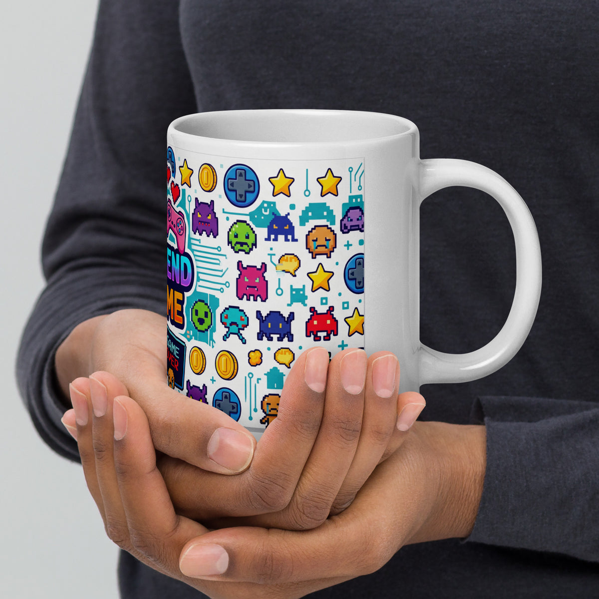 Girlfriend Tasse weiß 590 ml – Detailansicht rechts